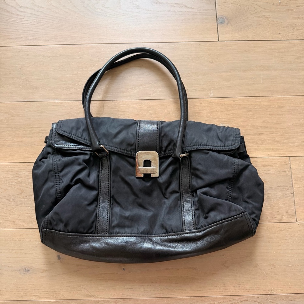 Authentic Prada Tessuto nylon and leather
